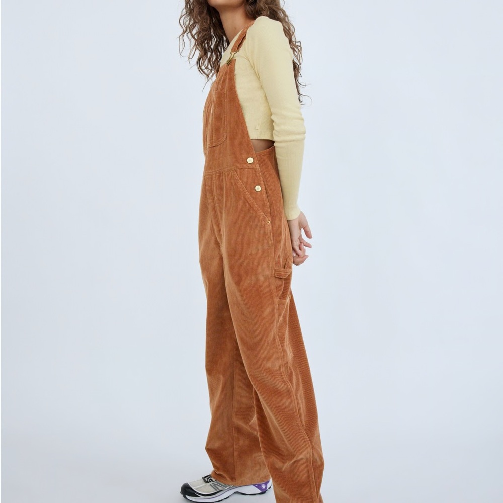 Brown Corduroy Overalls